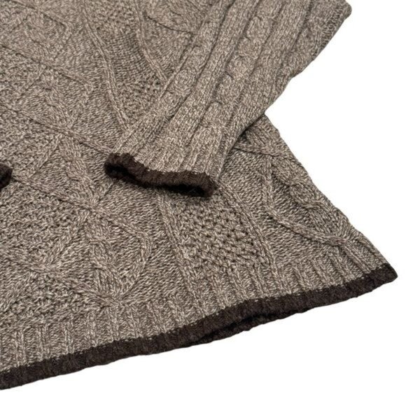 Vintage Trader Bay Knit Sweater Silk Wool Blend Holiday Cabincore Cozy Size M - Picture 4 of 8